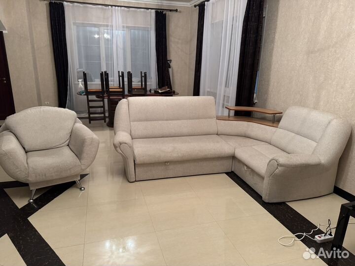 Диван и кресло бу