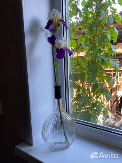 Стеклянная бутылка для декора декупаж