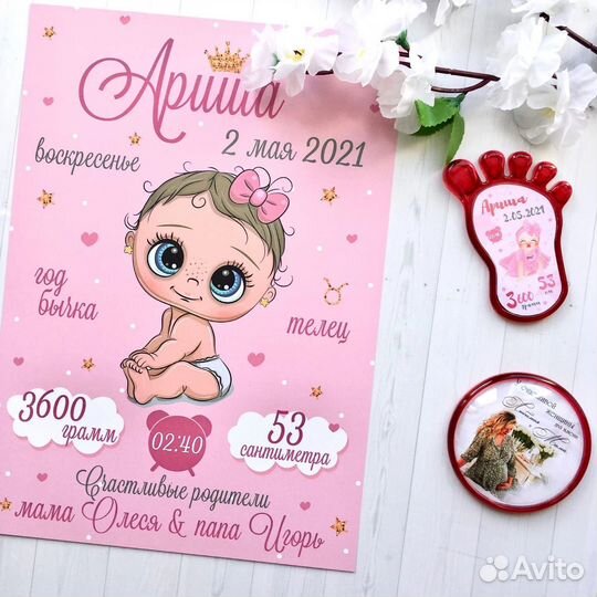 Детская метрика, постер