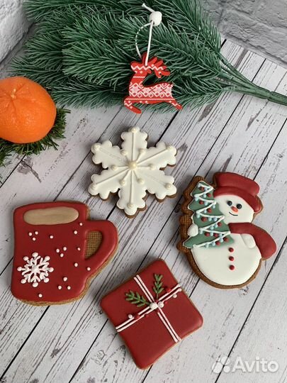 Новогодние медовые пряники