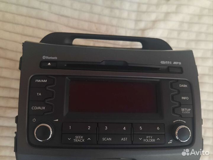 Штатная магнитола на kia sportage 3