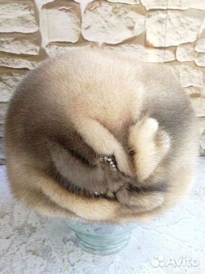 Шапка норковая женская