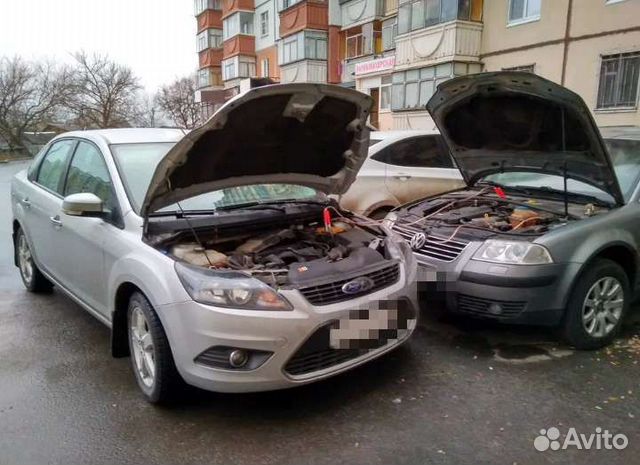 Прикурить автомобили 12 и 24В бустером, проводами