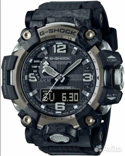 Наручные часы casio G-Shock, GWG-2000-1A1, черные