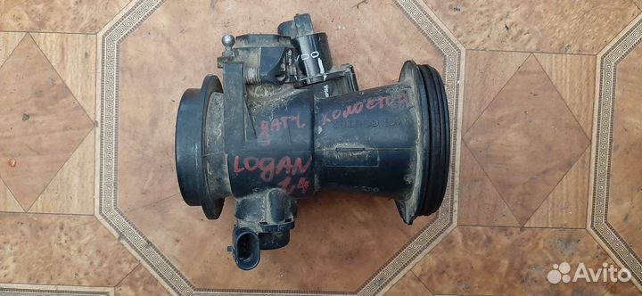 Дроссельная заслонка Renault Logan 1.4