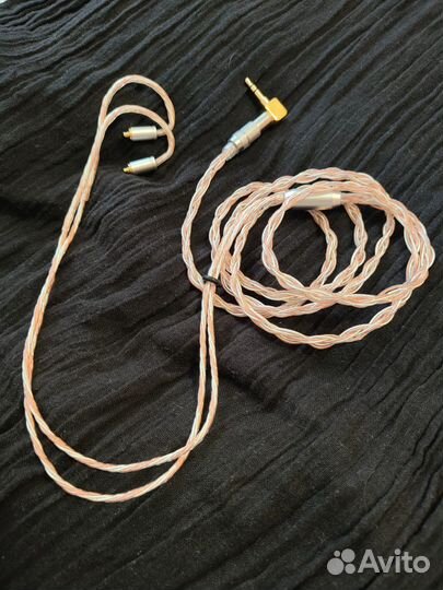 Аудио кабель 8-жил гибрид jack 3.5-mmcx