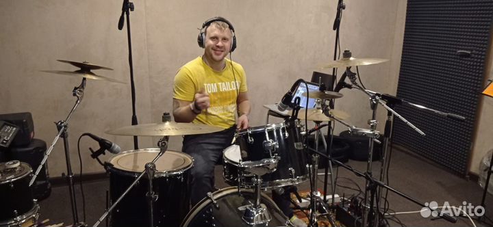 Запись живых барабанов