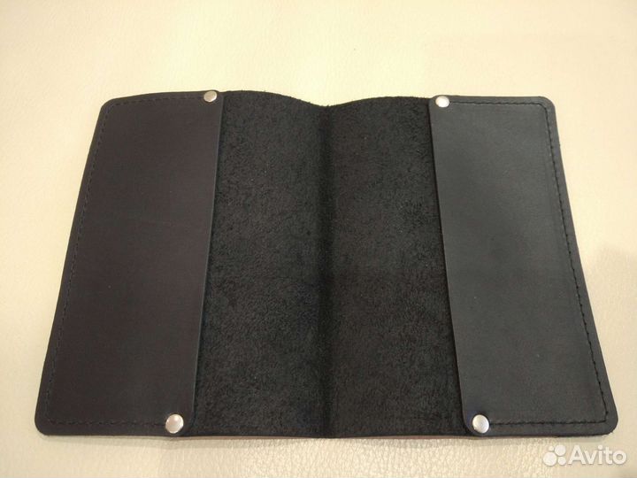 Обложка для документа из натуральной кожи