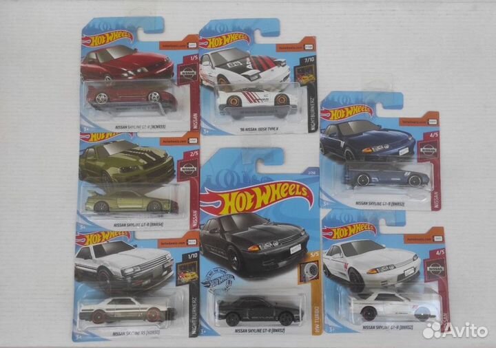Hot Wheels подборка JDM Nissan
