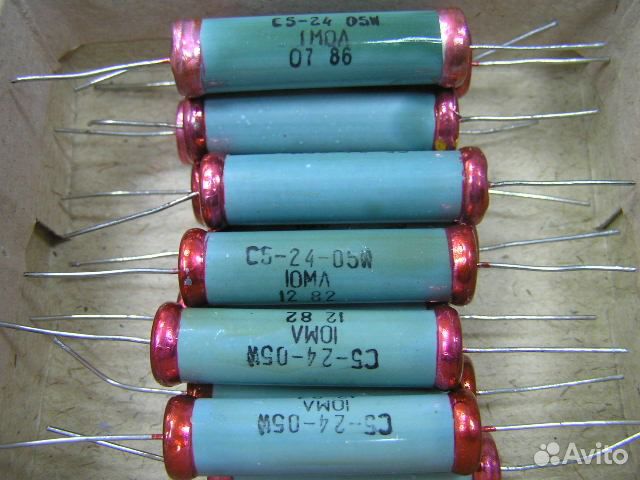 Резисторы С5-24-10мл производства ссср, новые