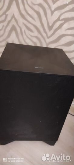 Сабвуфер sony с колонкой