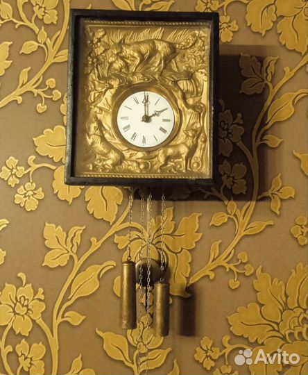 Антикварные часы. Германия, 19-й век