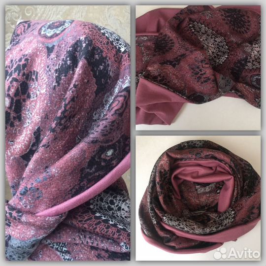 Шарф снуд тёплый