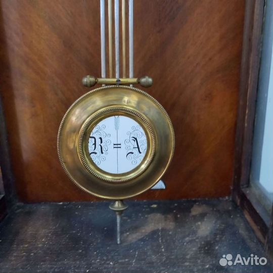 Старинные настенные часы Gustav Becker