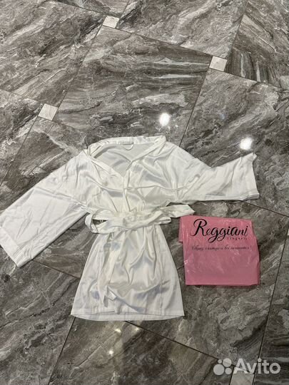 Халат женский шелковый