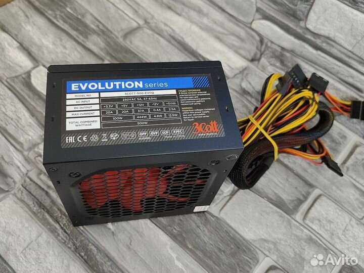 Блок питания 3cott Evolution 500w