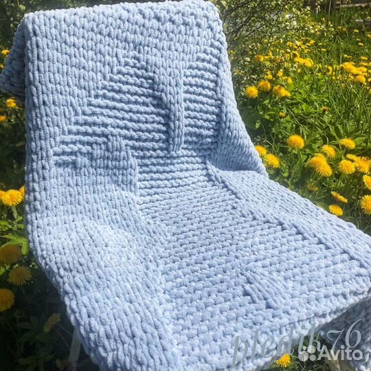 Плюшевый плед в коляску