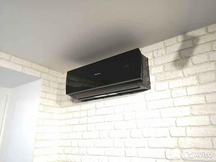 Установка кондиционеров закладка штроб