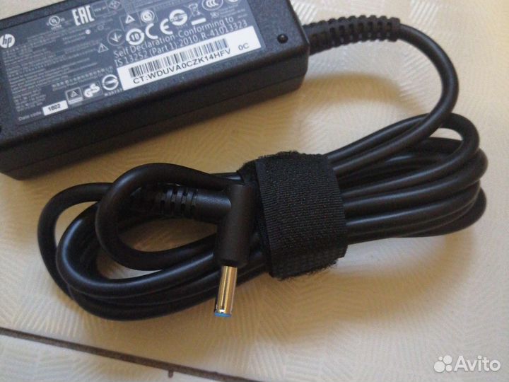 Блок питания оригинал для ноутбука hp 45w