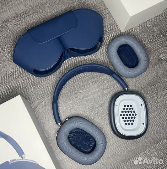 AirPods Max blue sky оригинал комплект