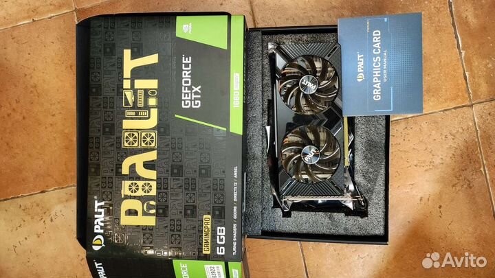 Видеокарта palit rtx 1660 super бу