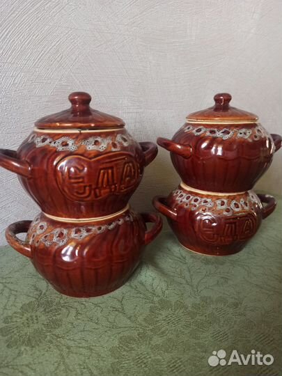 Керамические горшки для запекания