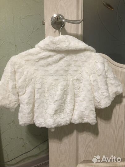 Накидка болеро меховая на девочку