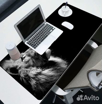 Коврик для компьютерной мышки 80х30см Лев