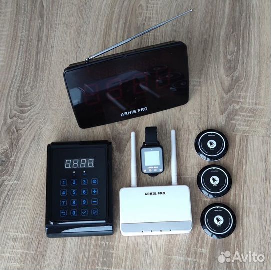 Кнопка вызова персонала, мастера / часы, пульт, та