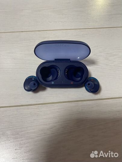 Беспроводные наушники sony WF-XB700, синий