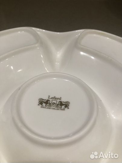 Менажница из фарфора. Известный английский бренд