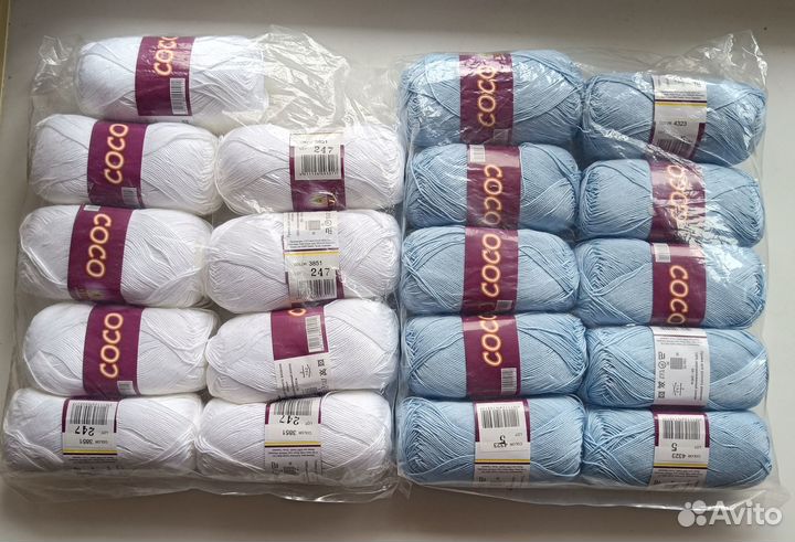 Пряжа Vita Coco 100 хлопок