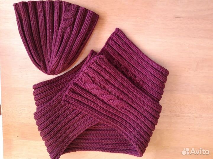 Комплект (шапочка и шарф)