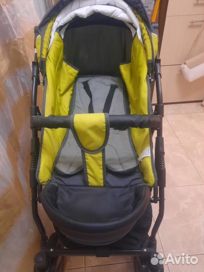 Коляска 2 в 1 (возьмёте коляску, ходунки в дар)