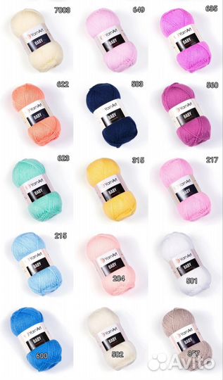 Пряжа Yarn Art baby