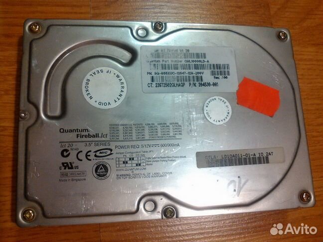 Жесткий диск HDD - 10Гб-20Гб