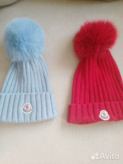 Moncler шапка оригинал с бирками женская