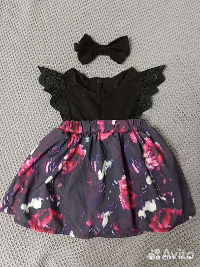 Платье на девочку 75 см