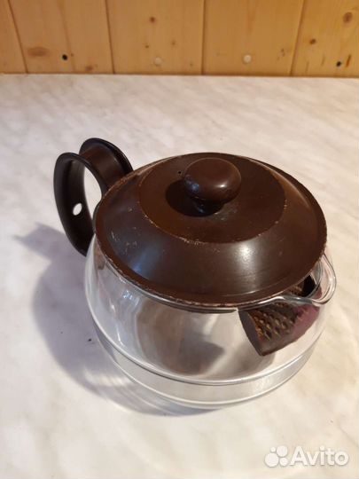 Заварочный чайник стеклянный б/у