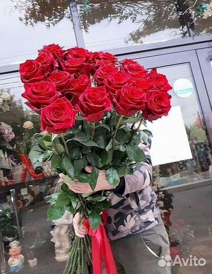 Высокие розы 150 160 170 180 190см доставка Москва