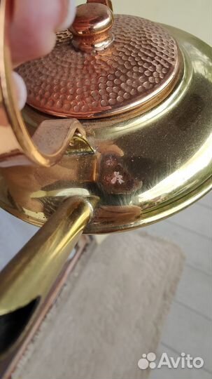 Заварочный чайник латунный