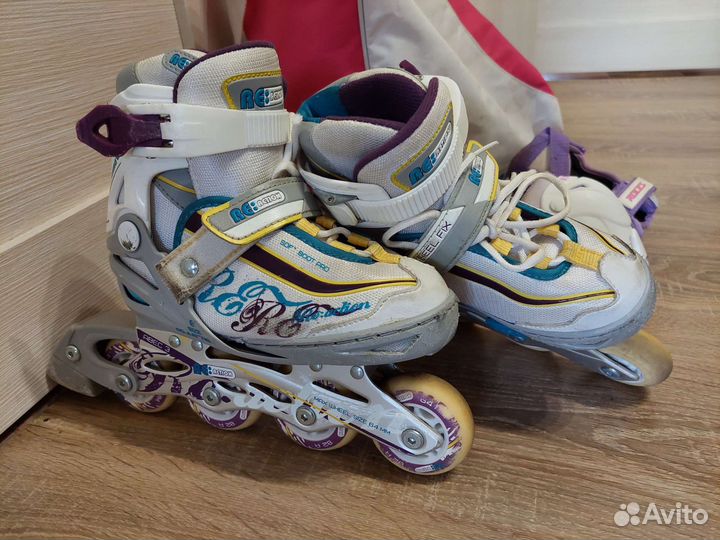 Ролики раздвижные детские размер 26-31