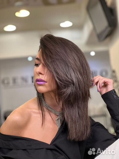 Модель на стрижку и окрашивание волос бесплатно