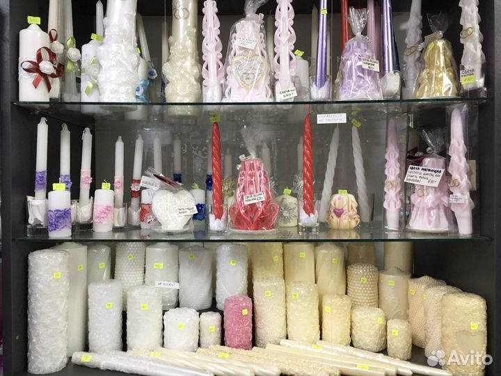 Свечи для свадьбы (свадебные аксессуары)