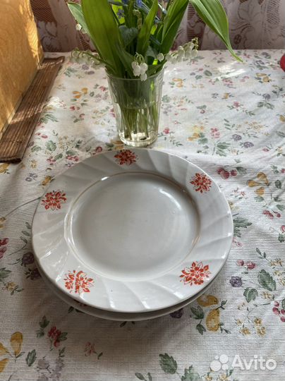 Фарфоровые тарелки СССР