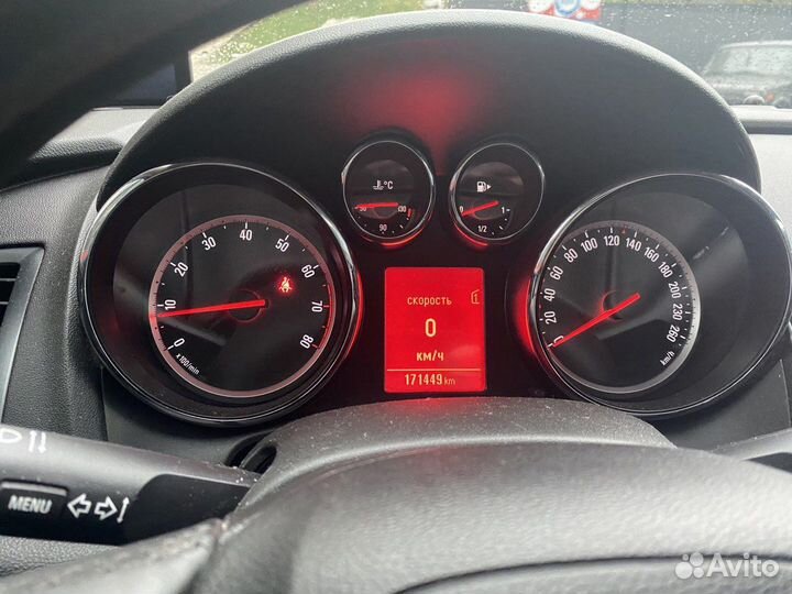 Opel Astra 1.6 МТ, 2013, 172 000 км