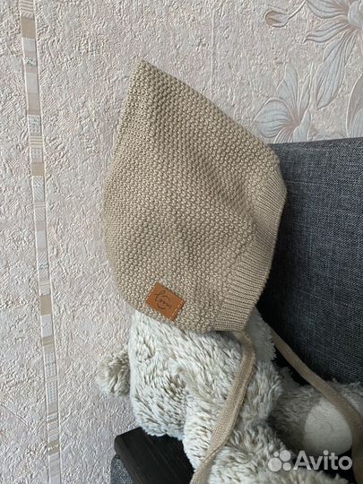 Шапка для новорожденного демисезонная