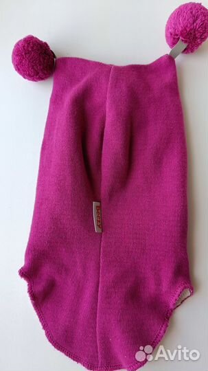 Шапка шлем для девочки р.44-46