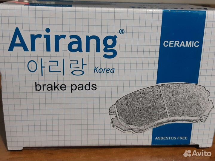 Тормозные колодки передние на Kia Rio 4