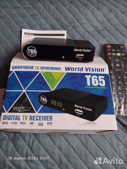 Цифровая приставка World Vision T65